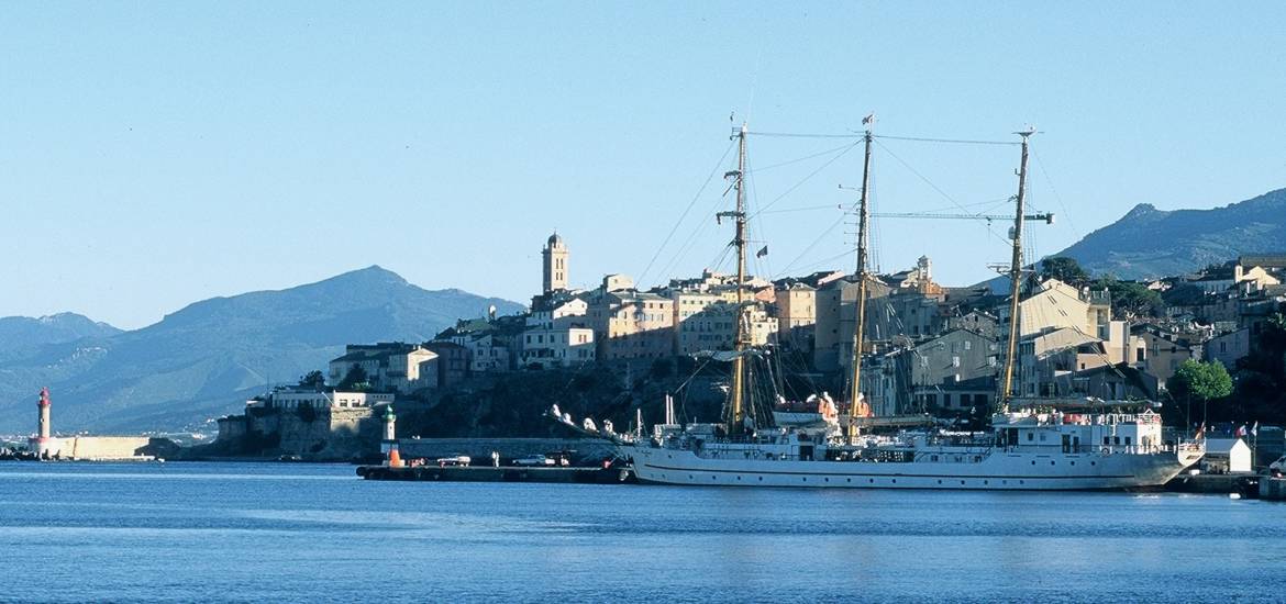 Sailing ship in Bastia
